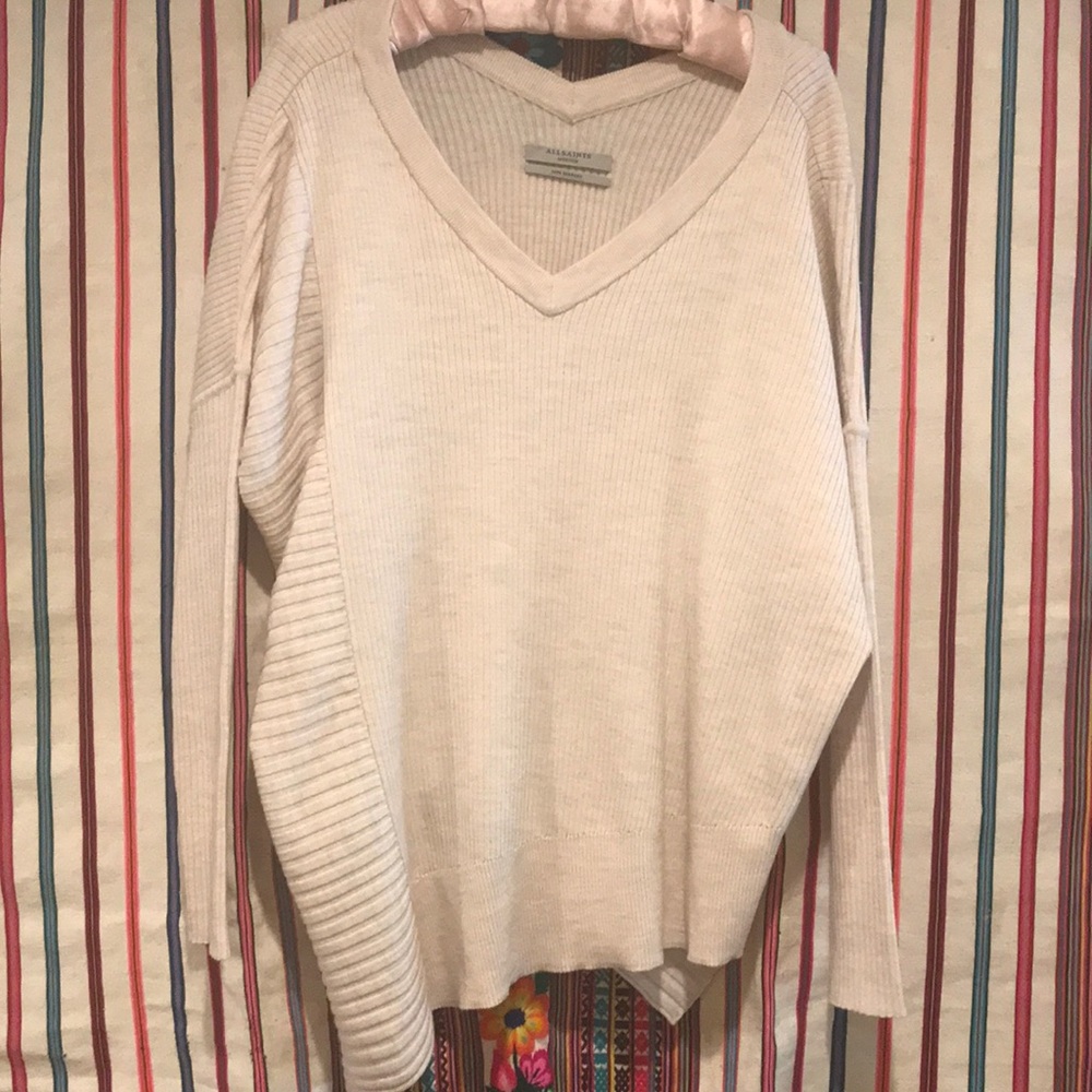 All Saints m Merino Wool SWEATER